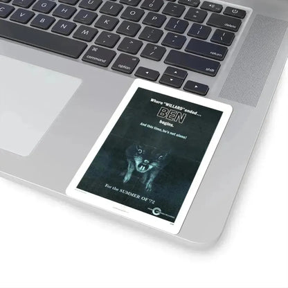 Ben 1972 Movie Poster - STICKER Vinyl Kiss-Cut Decal - The Sticker Space