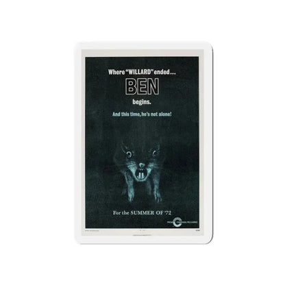 BEN (TEASER) 1972 Movie Poster - Refrigerator Magnet - The Sticker Space
