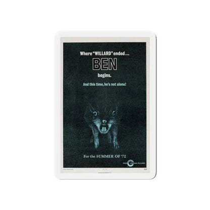 BEN (TEASER) 1972 Movie Poster - Refrigerator Magnet - The Sticker Space