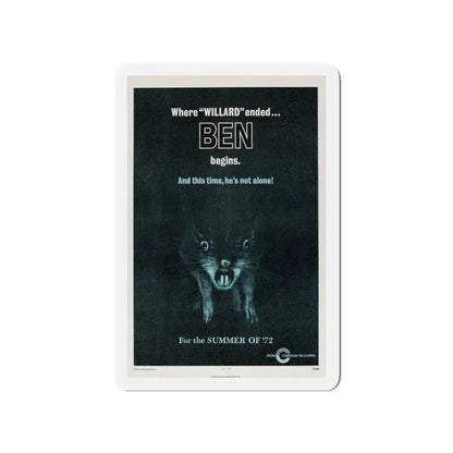BEN (TEASER) 1972 Movie Poster - Refrigerator Magnet - The Sticker Space