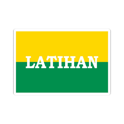 Bendera Latihan - Practice Flag (Indonesia) STICKER Vinyl Kiss-Cut Decal 3 Inch White - The Sticker Space