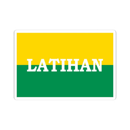 Bendera Latihan - Practice Flag (Indonesia) STICKER Vinyl Kiss-Cut Decal 6 Inch White - The Sticker Space