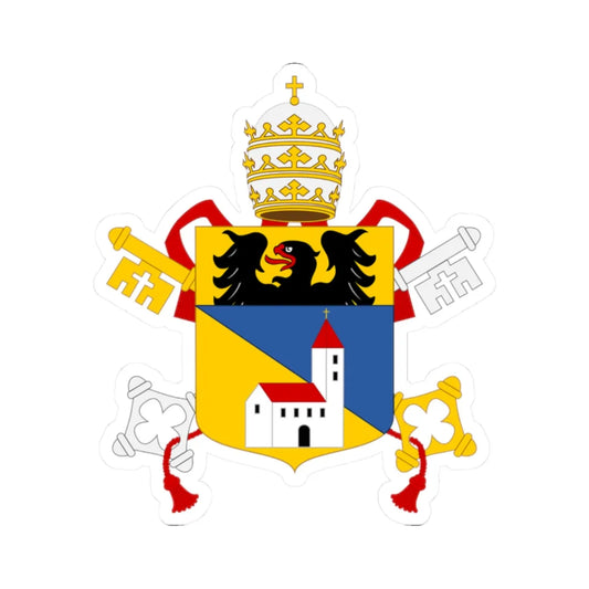 Benedetto XV (Italy) (Coat of Arms) STICKER Vinyl Kiss-Cut Decal 2 Inch White - The Sticker Space