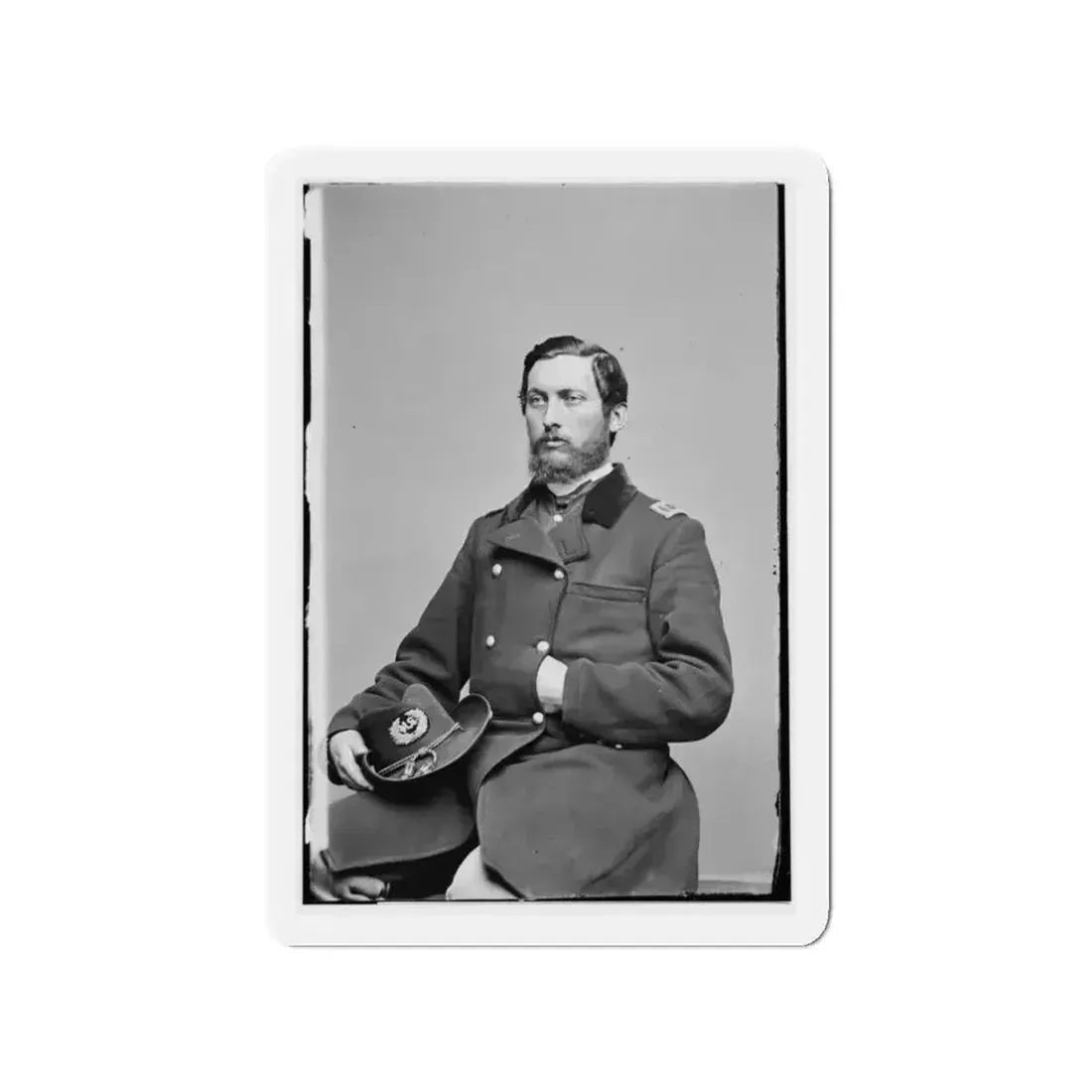 Benedict (U.S. Civil War) Refrigerator Magnet 3" x 3" Die-Cut 1 pc - The Sticker Space