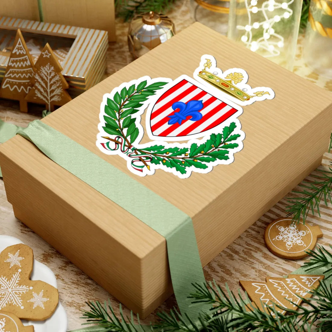 Benevello-Stemma (Italy) (Coat of Arms) STICKER Vinyl Kiss-Cut Decal - The Sticker Space