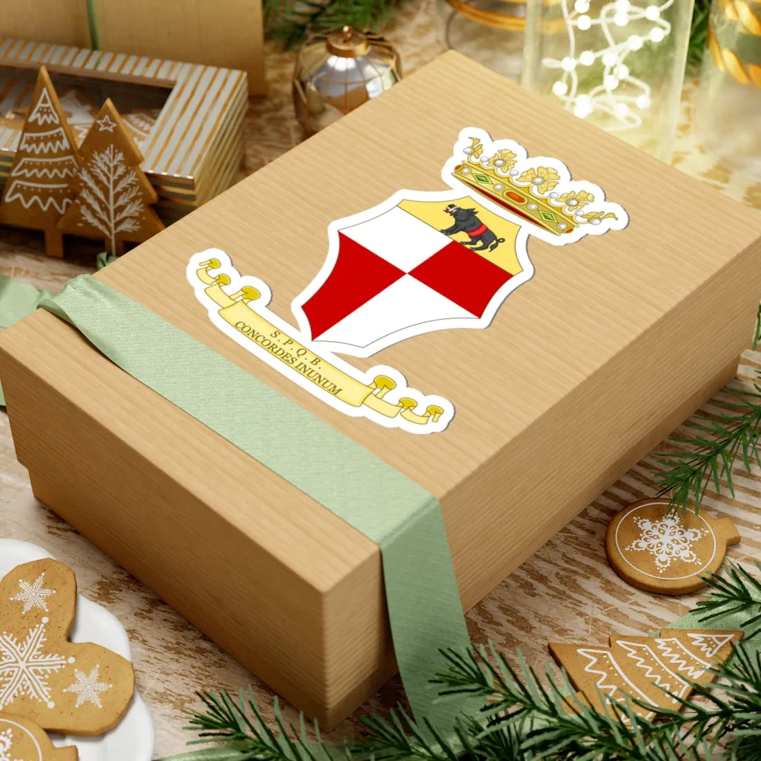 Benevento-Stemma (Italy) (Coat of Arms) STICKER Vinyl Kiss-Cut Decal - The Sticker Space