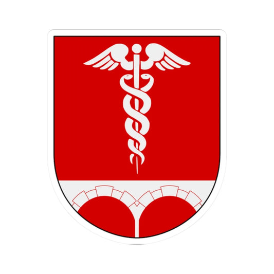 Bengtsfors vapen (Sweden) (Coat of Arms) STICKER Vinyl Kiss-Cut Decal 2 Inch White - The Sticker Space