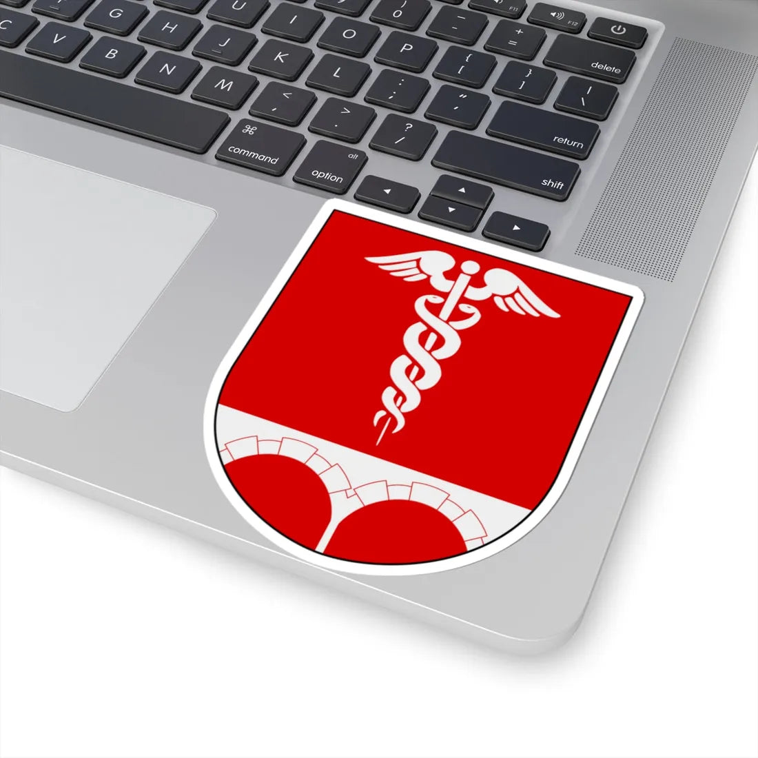 Bengtsfors vapen (Sweden) (Coat of Arms) STICKER Vinyl Kiss-Cut Decal - The Sticker Space