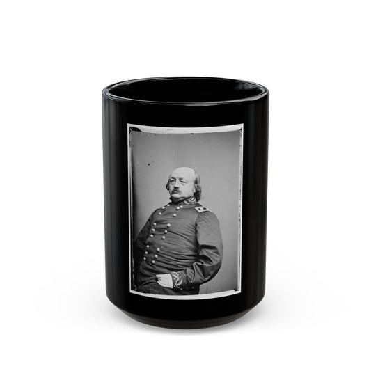 Benjamin F. Butler, Maj. Gen. (U.S. Civil War) Black Coffee Mug-15oz-The Sticker Space