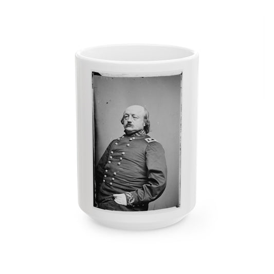 Benjamin F. Butler, Maj. Gen. (U.S. Civil War) White Coffee Mug-15oz-The Sticker Space