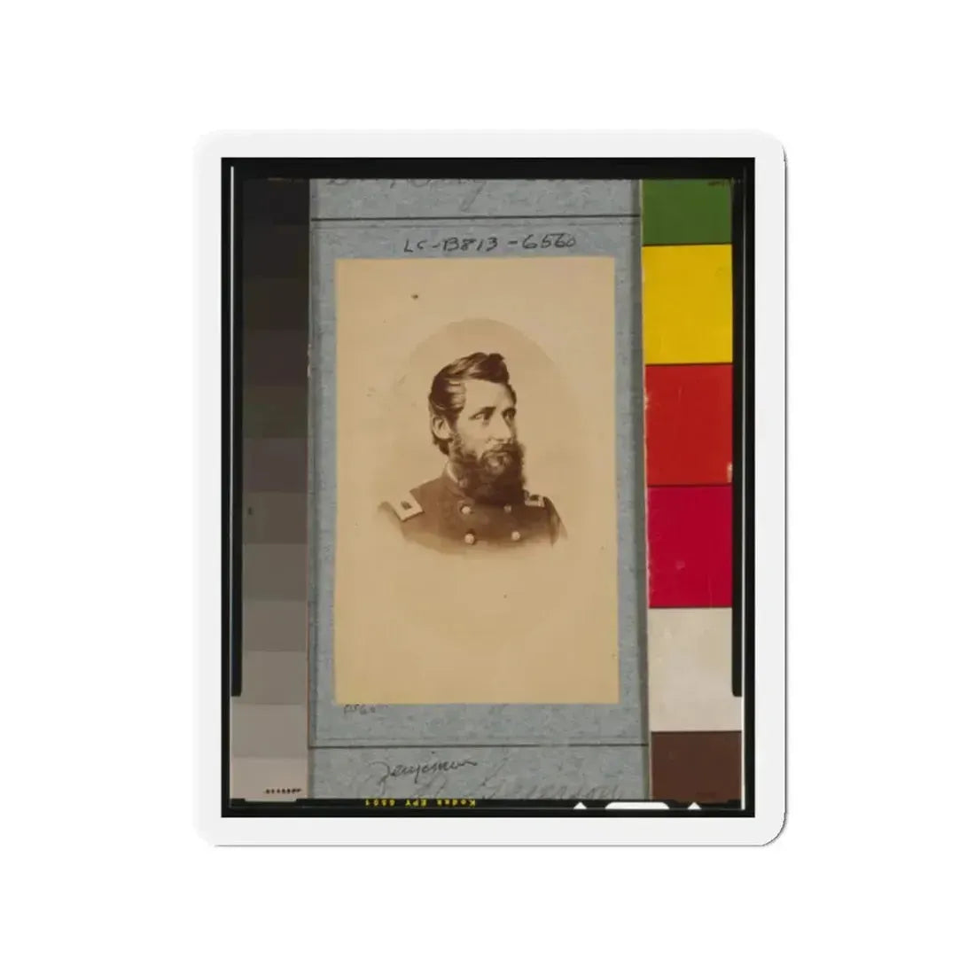 Benjamin H. Grierson, Maj. General (U.S. Civil War) Refrigerator Magnet 2 Inch Die-Cut - The Sticker Space