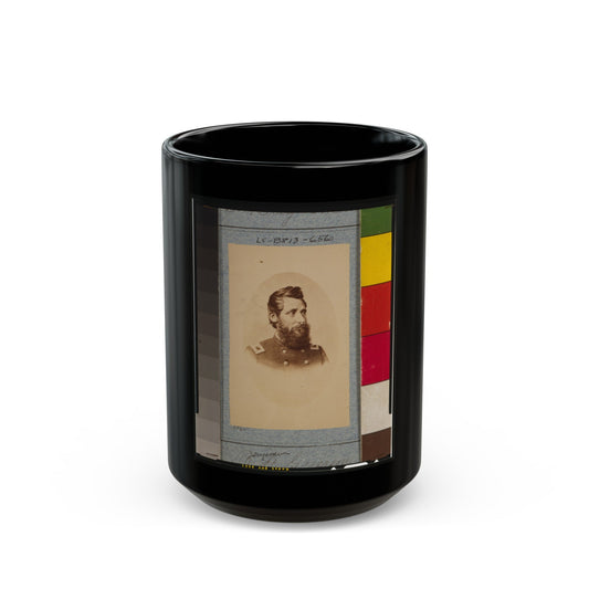 Benjamin H. Grierson, Maj. General (U.S. Civil War) Black Coffee Mug-15oz-The Sticker Space