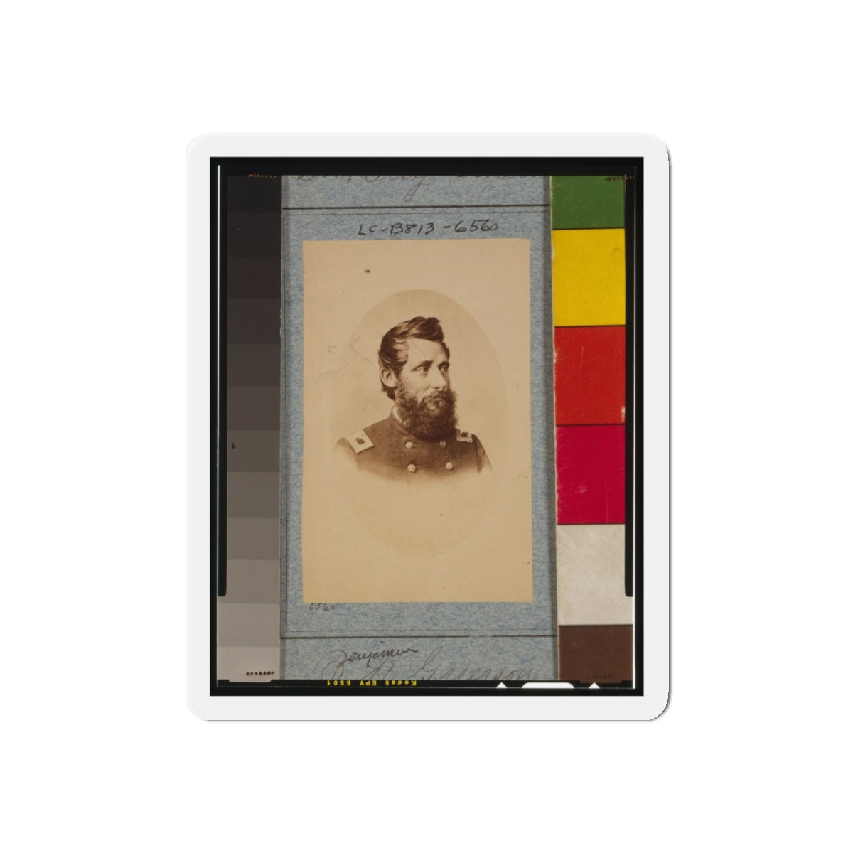 Benjamin H. Grierson, Maj. General (U.S. Civil War) Refrigerator Magnet-4" x 4"-The Sticker Space