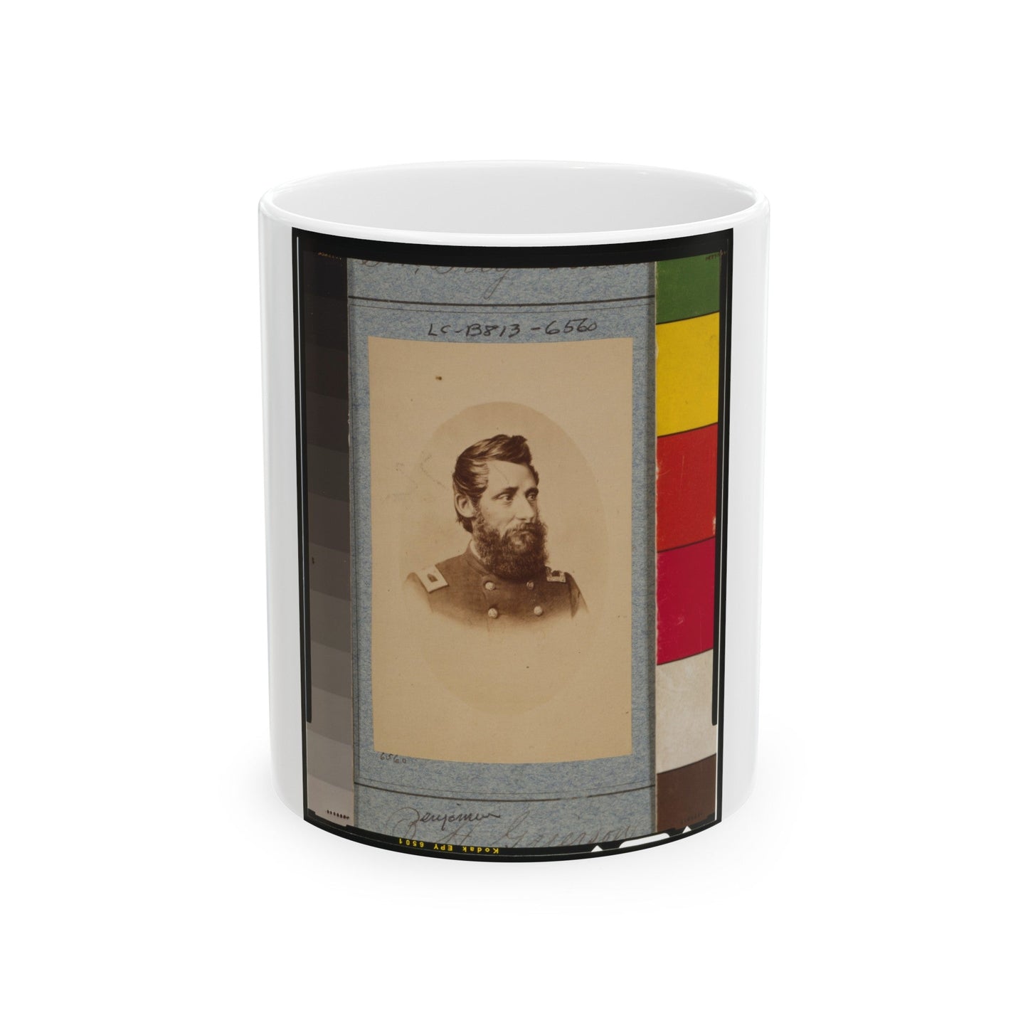 Benjamin H. Grierson, Maj. General (U.S. Civil War) White Coffee Mug-11oz-The Sticker Space