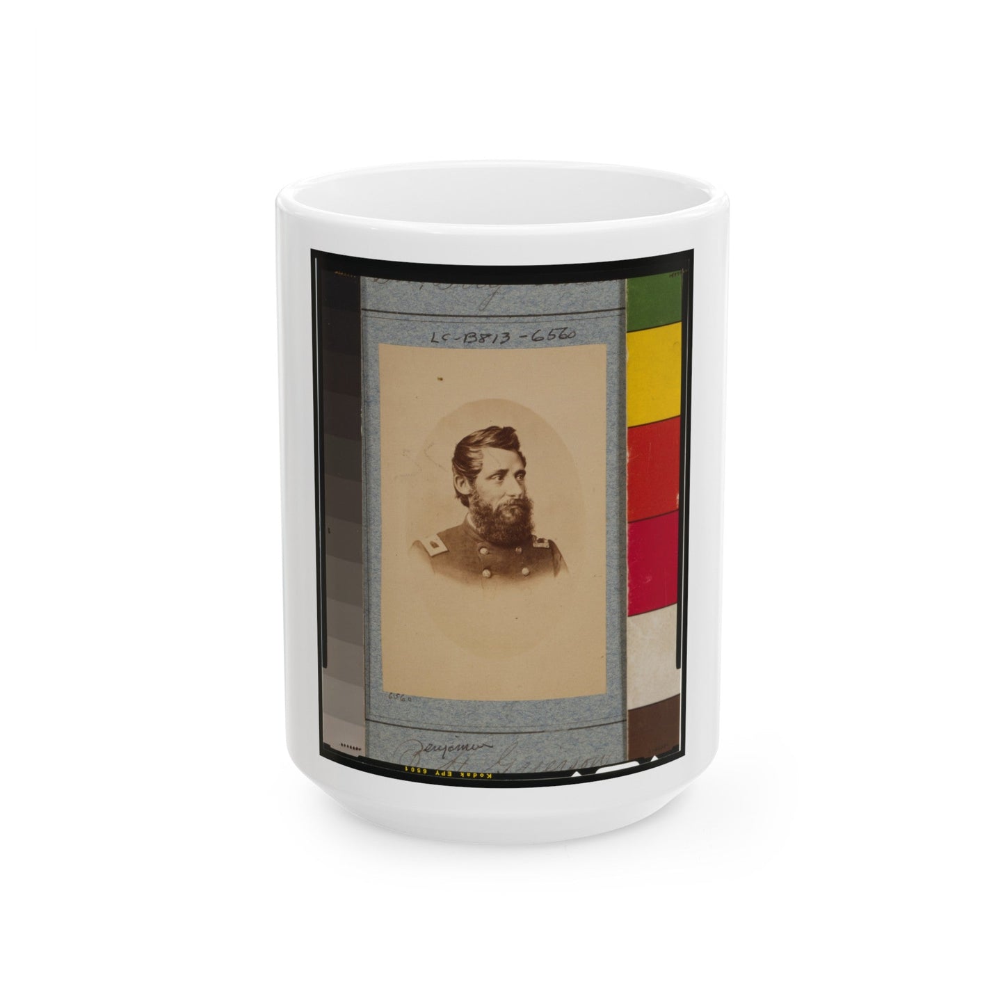 Benjamin H. Grierson, Maj. General (U.S. Civil War) White Coffee Mug-15oz-The Sticker Space