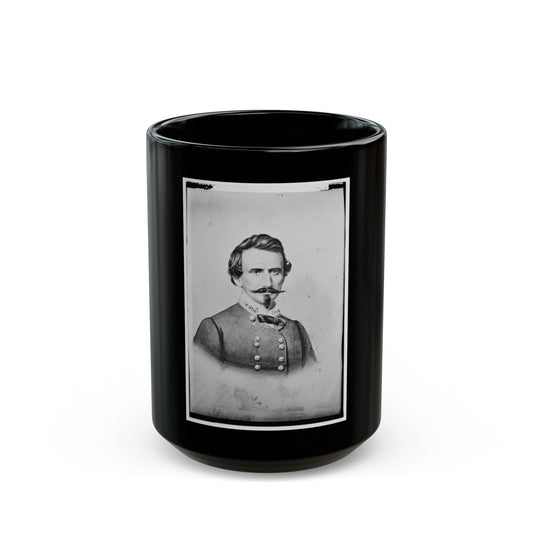 Benjamin Mcculloch, C.S.A. (U.S. Civil War) Black Coffee Mug-15oz-The Sticker Space