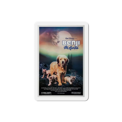 Benji the Hunted 1987 Movie Poster Refrigerator Magnet 2 Inch - The Sticker Space