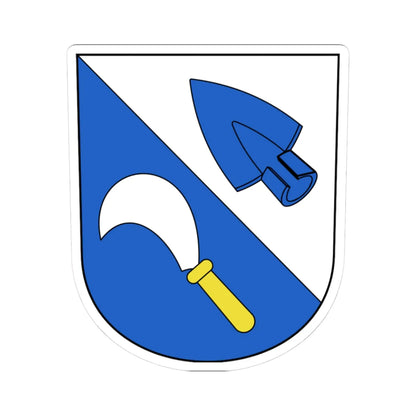 Benken-blazon (Switzerland) (Coat of Arms) STICKER Vinyl Kiss-Cut Decal 3 Inch White - The Sticker Space