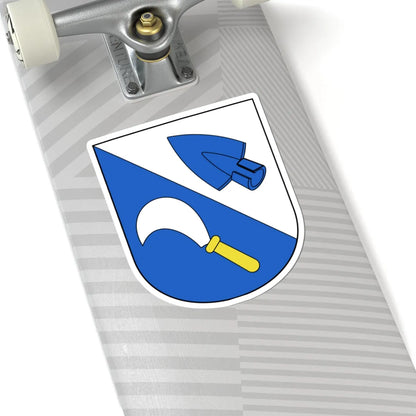 Benken-blazon (Switzerland) (Coat of Arms) STICKER Vinyl Kiss-Cut Decal - The Sticker Space