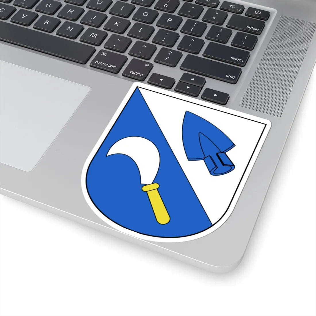 Benken-blazon (Switzerland) (Coat of Arms) STICKER Vinyl Kiss-Cut Decal - The Sticker Space