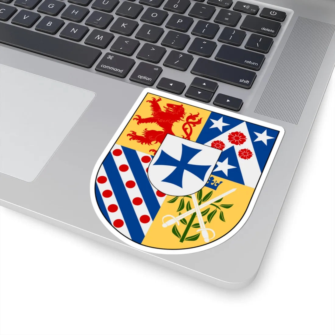 Bennet friherre vapen (Sweden) (Coat of Arms) STICKER Vinyl Kiss-Cut Decal - The Sticker Space