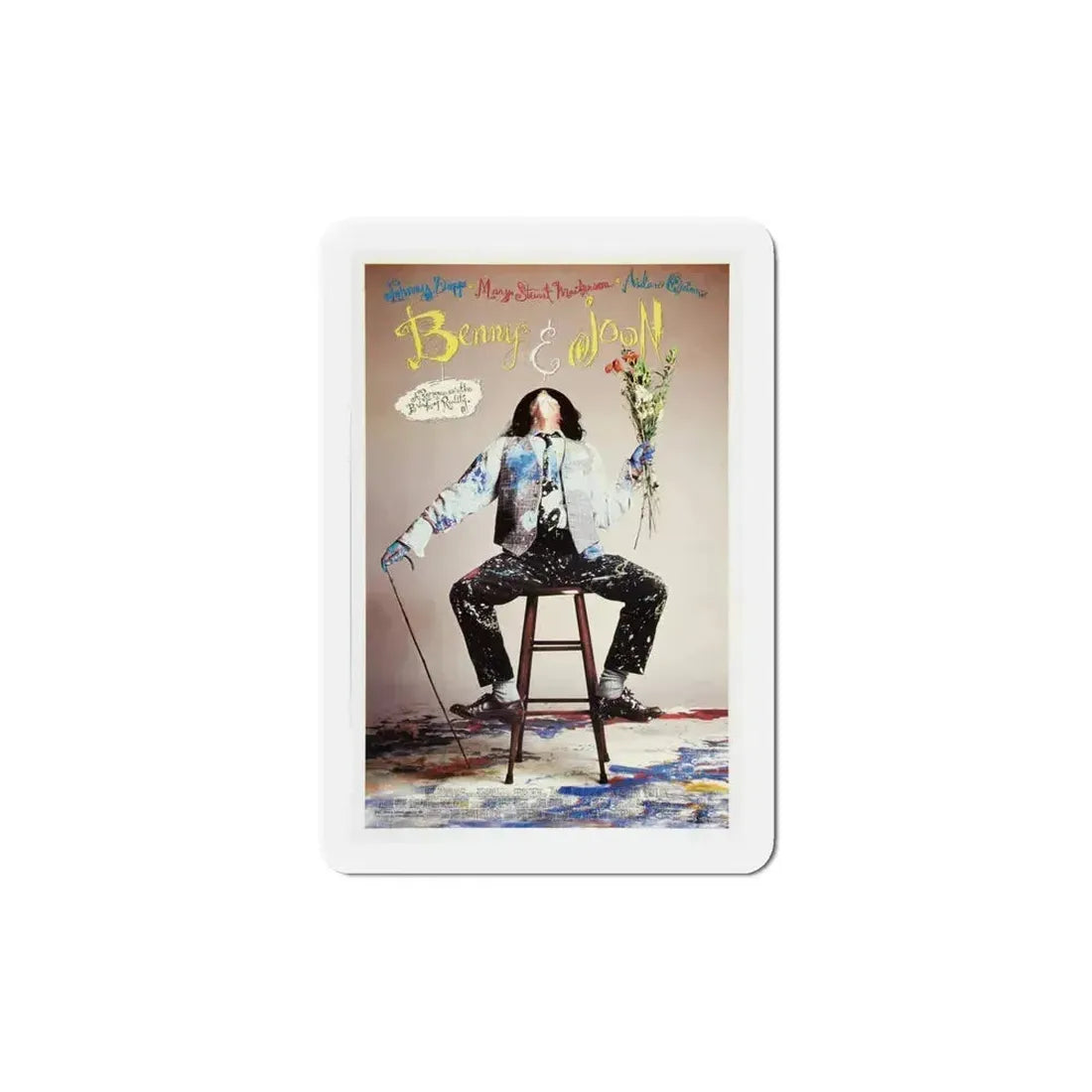 Benny & Joon 1993 Movie Poster Refrigerator Magnet 6 Inch - The Sticker Space