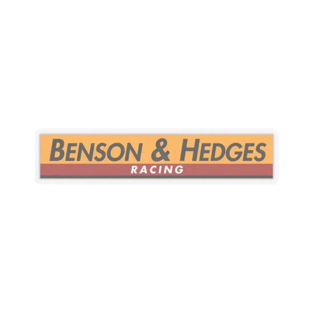Benson & Hedges (1990-1992 coloured) (Logo) STICKER Vinyl Kiss-Cut Decal 2 Inch Transparent - The Sticker Space