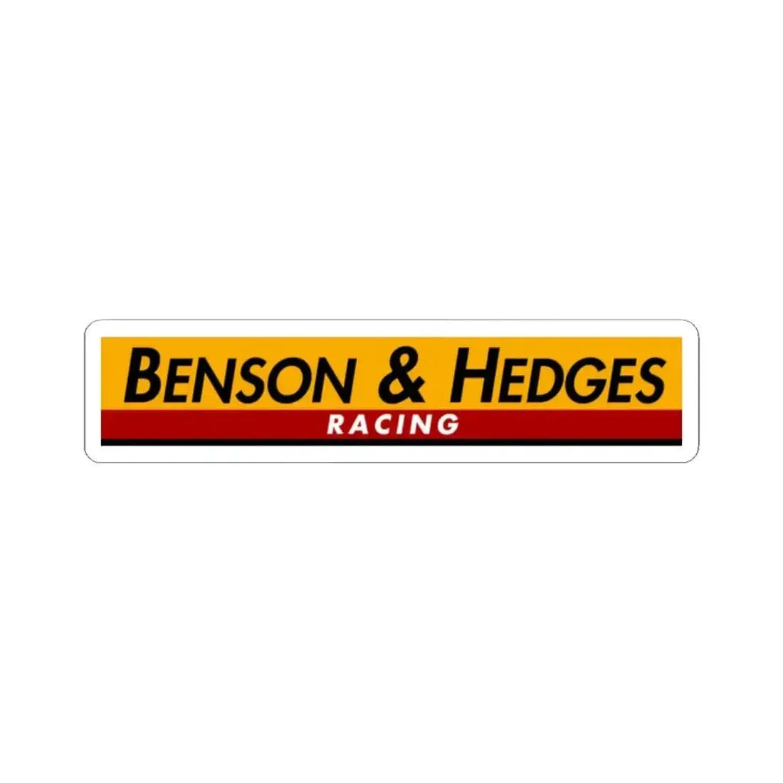 Benson & Hedges (1990-1992 coloured) (Logo) STICKER Vinyl Kiss-Cut Decal 2 Inch White - The Sticker Space