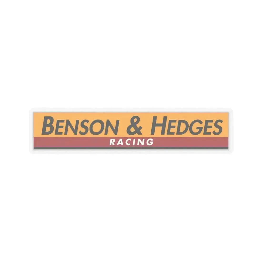Benson & Hedges (1990-1992 coloured) (Logo) STICKER Vinyl Kiss-Cut Decal 4 Inch Transparent - The Sticker Space