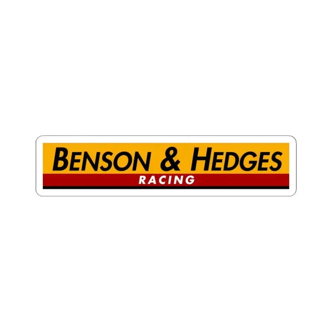 Benson & Hedges (1990-1992 coloured) (Logo) STICKER Vinyl Kiss-Cut Decal 4 Inch White - The Sticker Space