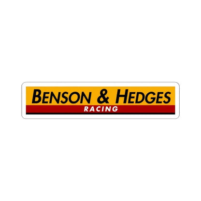 Benson & Hedges (1990-1992 coloured) (Logo) STICKER Vinyl Kiss-Cut Decal 4 Inch White - The Sticker Space
