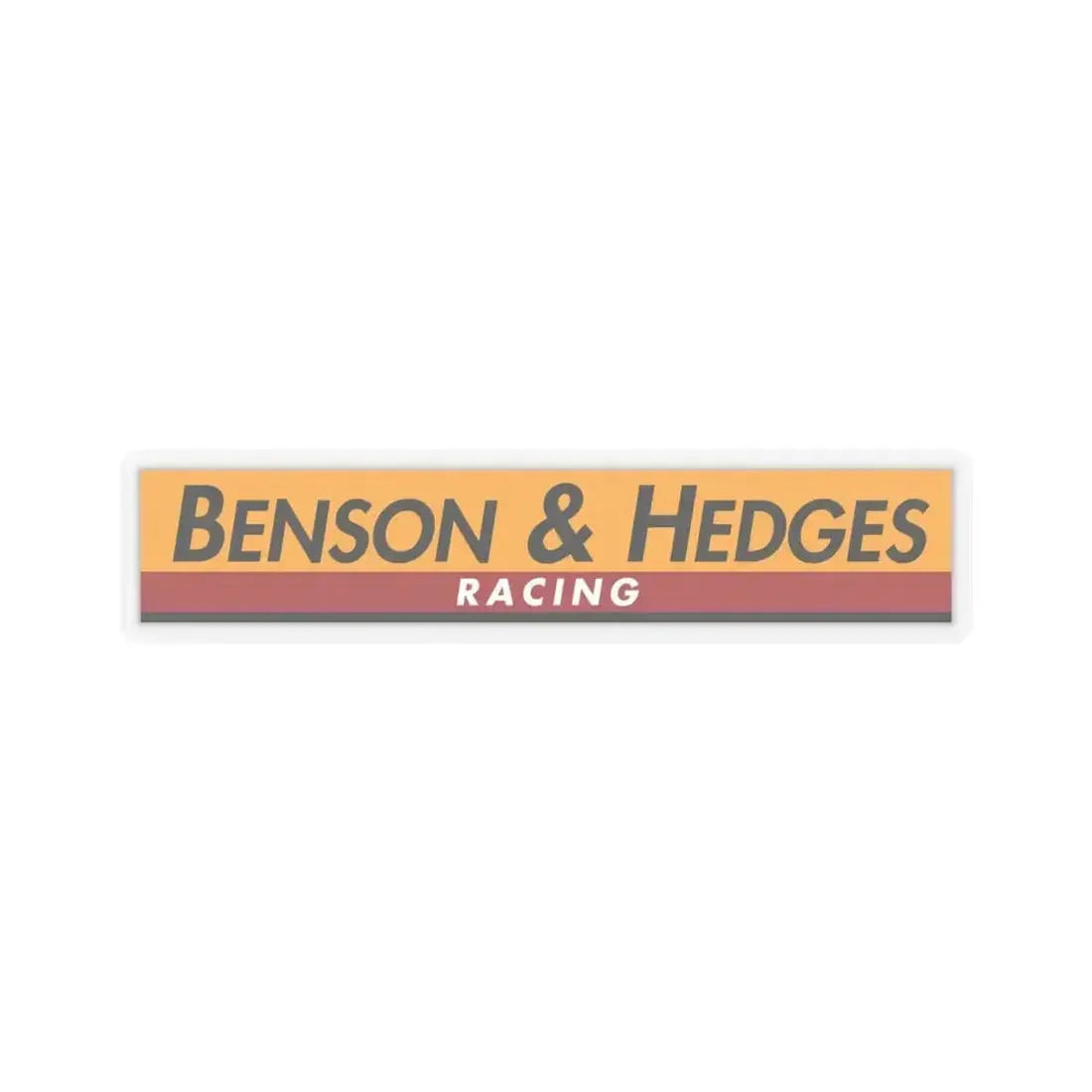 Benson & Hedges (1990-1992 coloured) (Logo) STICKER Vinyl Kiss-Cut Decal 6 Inch Transparent - The Sticker Space