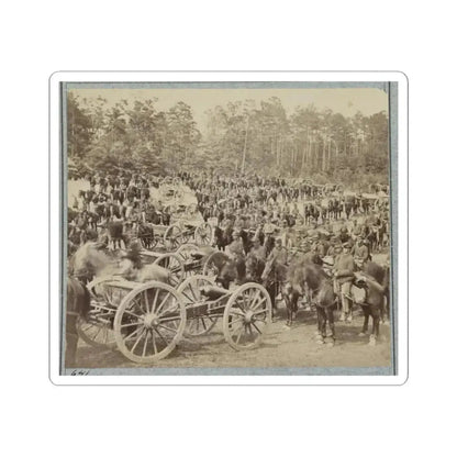 Benson's Horse Battery (M. 2D U.S. Art'y) Near Fair Oaks, Va., June 1862 (U.S. Civil War) STICKER Vinyl Kiss-Cut Decal 6 Inch White - The Sticker Space