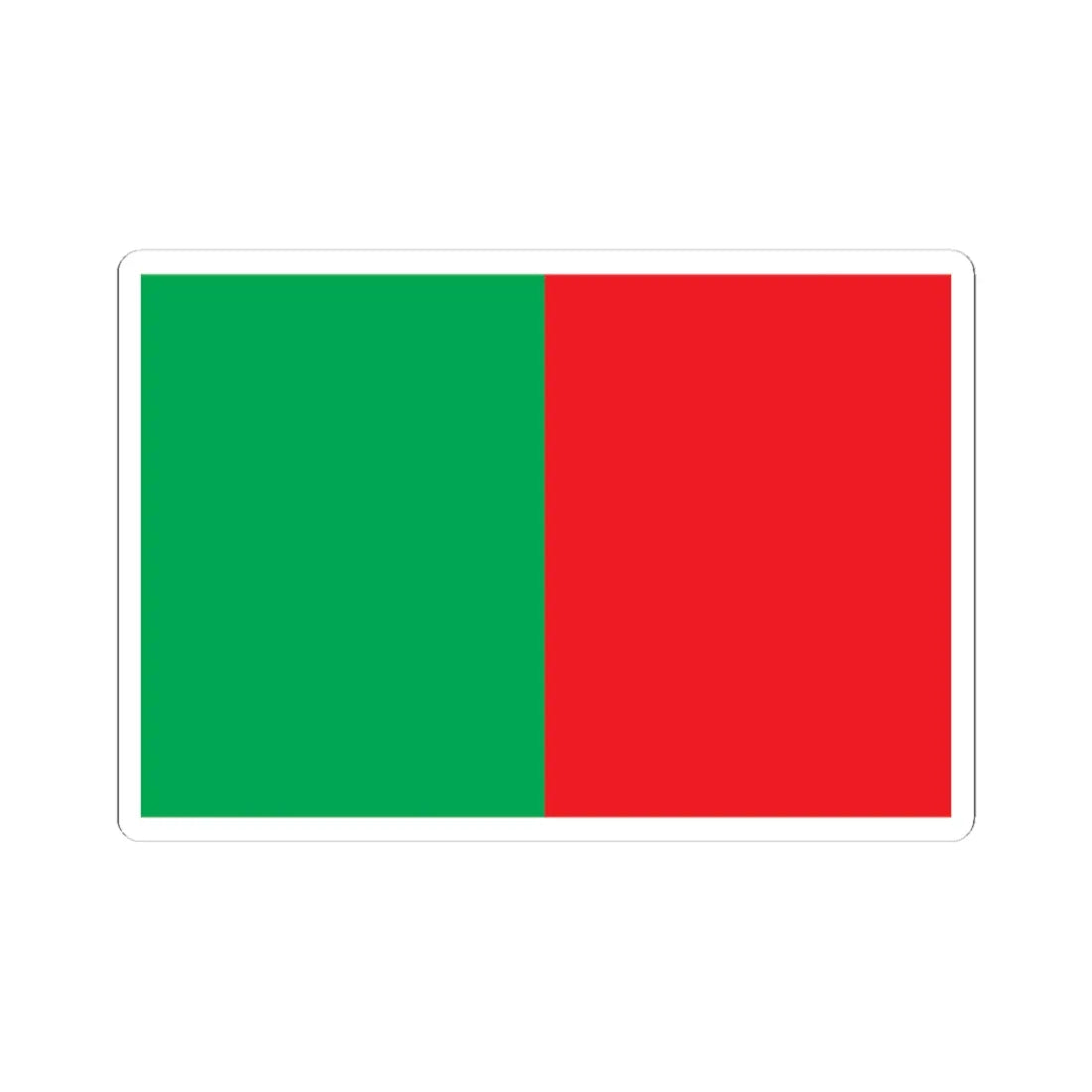 Berdychivsky Flag 2008 (Ukraine) STICKER Vinyl Kiss-Cut Decal 4 Inch White - The Sticker Space