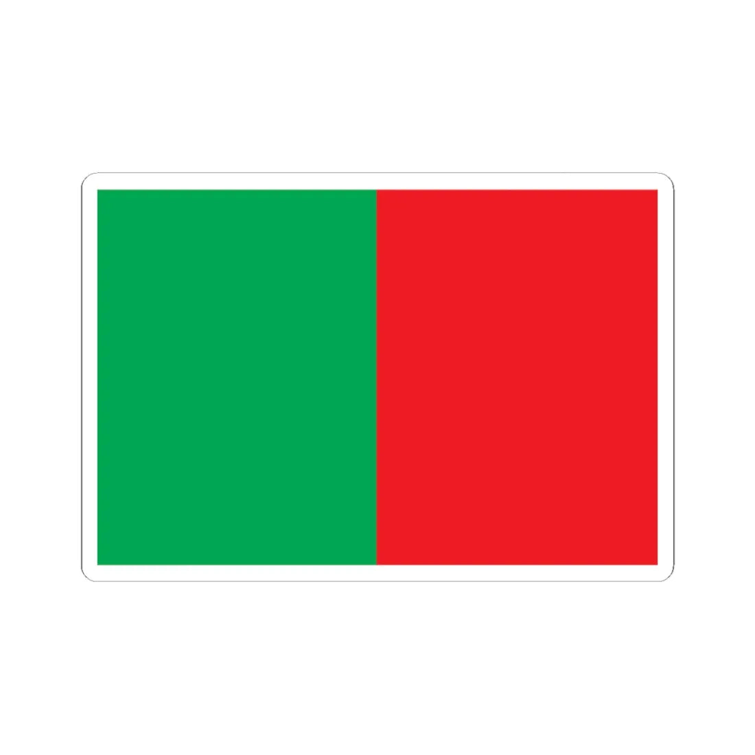 Berdychivsky Flag 2008 (Ukraine) STICKER Vinyl Kiss-Cut Decal 6 Inch White - The Sticker Space