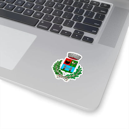 Beregazzo con Figliaro-Stemma (Italy) (Coat of Arms) STICKER Vinyl Kiss-Cut Decal - The Sticker Space