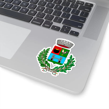 Beregazzo con Figliaro-Stemma (Italy) (Coat of Arms) STICKER Vinyl Kiss-Cut Decal - The Sticker Space