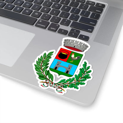 Beregazzo con Figliaro-Stemma (Italy) (Coat of Arms) STICKER Vinyl Kiss-Cut Decal - The Sticker Space