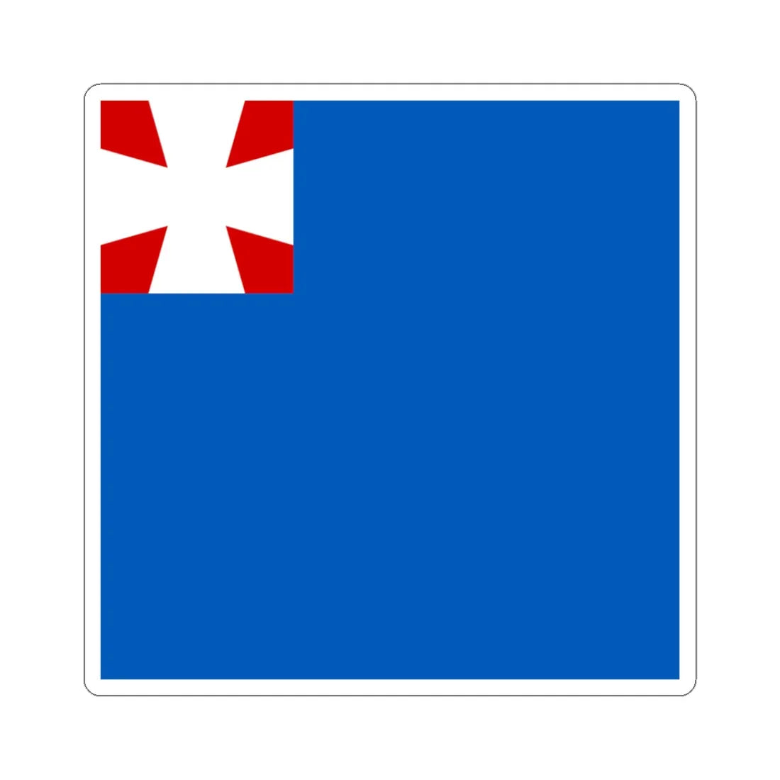 Berezhynka flag (Ukraine) STICKER Vinyl Kiss-Cut Decal 3 Inch White - The Sticker Space