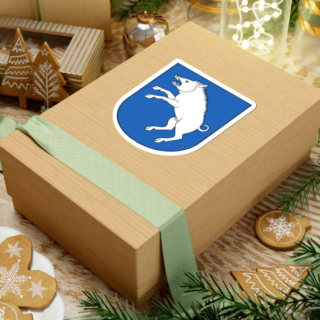 Berg am irchel-blazon (Switzerland) (Coat of Arms) STICKER Vinyl Kiss-Cut Decal - The Sticker Space