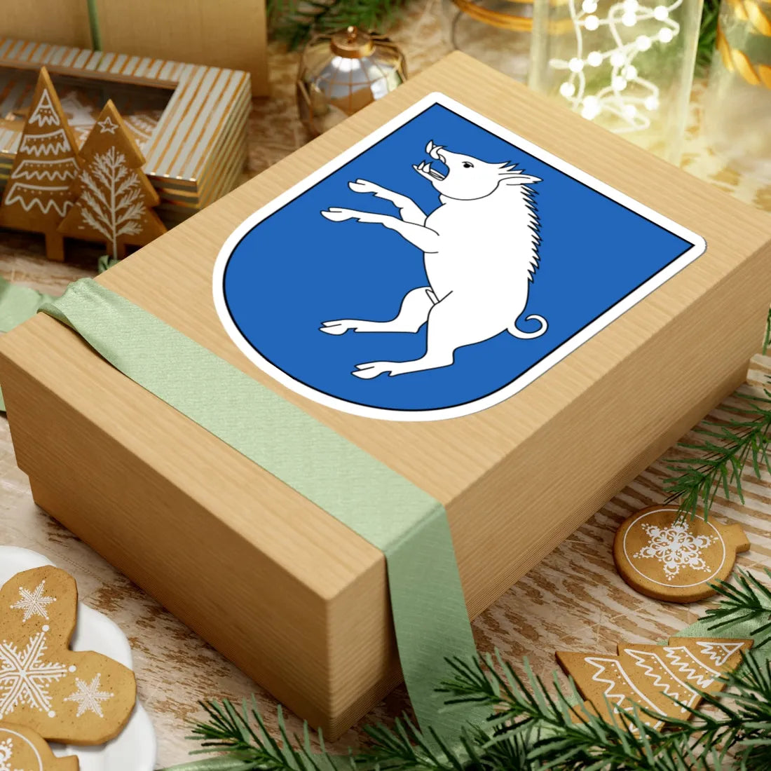 Berg am irchel-blazon (Switzerland) (Coat of Arms) STICKER Vinyl Kiss-Cut Decal - The Sticker Space