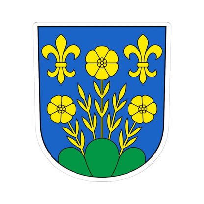 Berg SG-blazon (Switzerland) (Coat of Arms) STICKER Vinyl Kiss-Cut Decal 4 Inch White - The Sticker Space