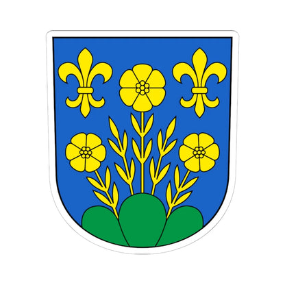 Berg SG-blazon (Switzerland) (Coat of Arms) STICKER Vinyl Kiss-Cut Decal 6 Inch White - The Sticker Space