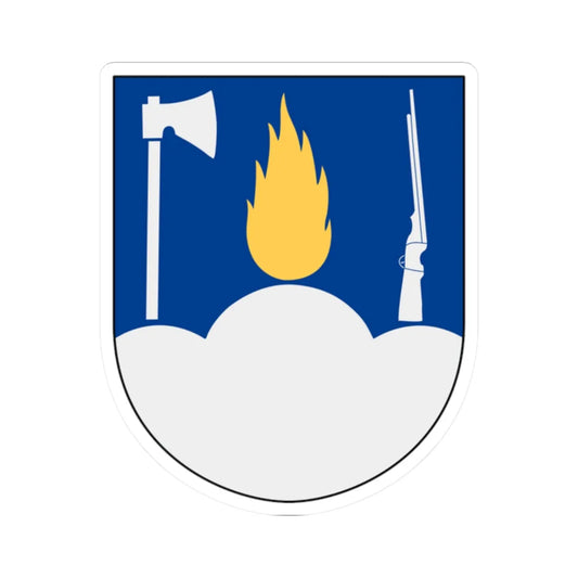 Berg vapen (Sweden) (Coat of Arms) STICKER Vinyl Kiss-Cut Decal 2 Inch White - The Sticker Space