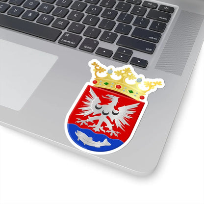 Bergambacht wapen 1985 (Netherlands) (Coat of Arms) STICKER Vinyl Kiss-Cut Decal - The Sticker Space