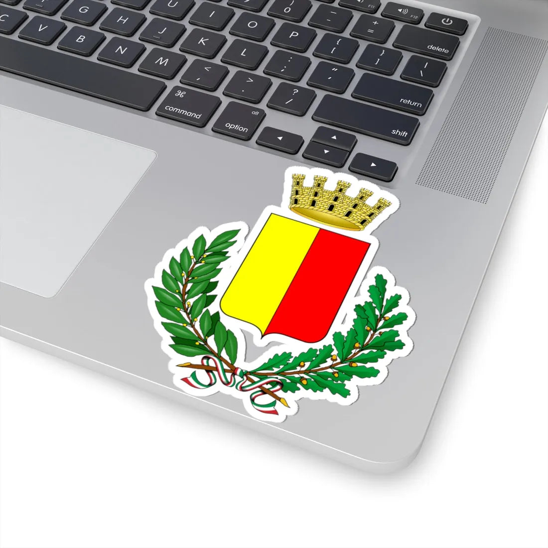 Bergamo-Stemma (Italy) (Coat of Arms) STICKER Vinyl Kiss-Cut Decal - The Sticker Space