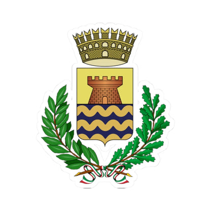 Bergeggi-Stemma (Italy) (Coat of Arms) STICKER Vinyl Kiss-Cut Decal 2 Inch White - The Sticker Space