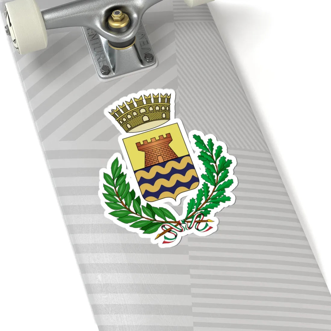 Bergeggi-Stemma (Italy) (Coat of Arms) STICKER Vinyl Kiss-Cut Decal - The Sticker Space