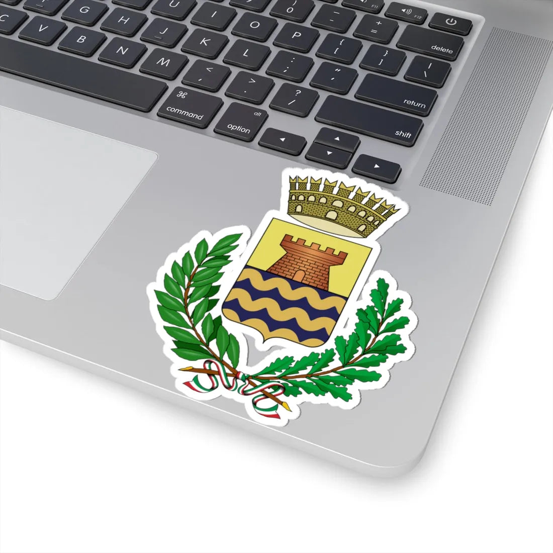 Bergeggi-Stemma (Italy) (Coat of Arms) STICKER Vinyl Kiss-Cut Decal - The Sticker Space