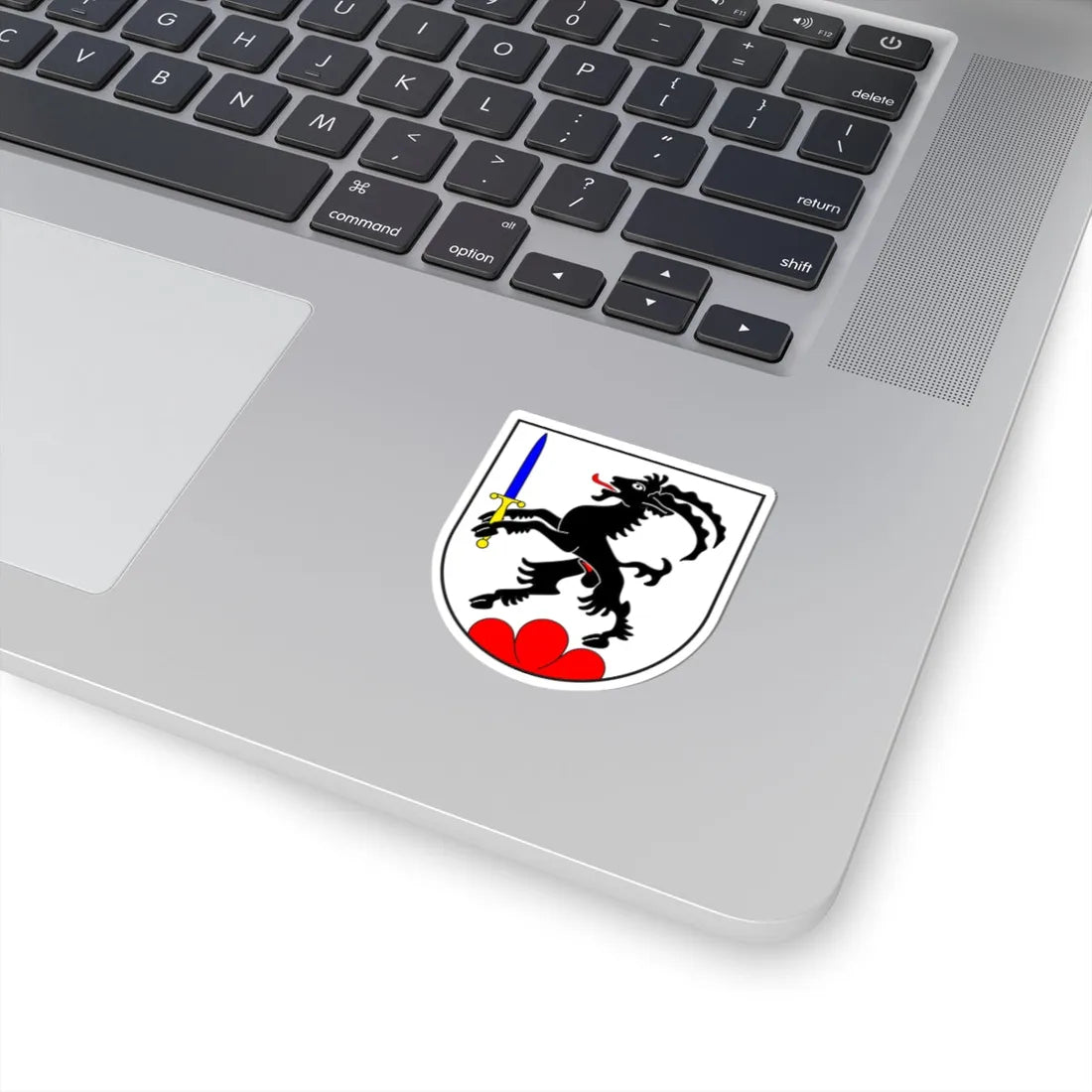 Bergün Bravuogn wappen (Switzerland) (Coat of Arms) STICKER Vinyl Kiss-Cut Decal - The Sticker Space